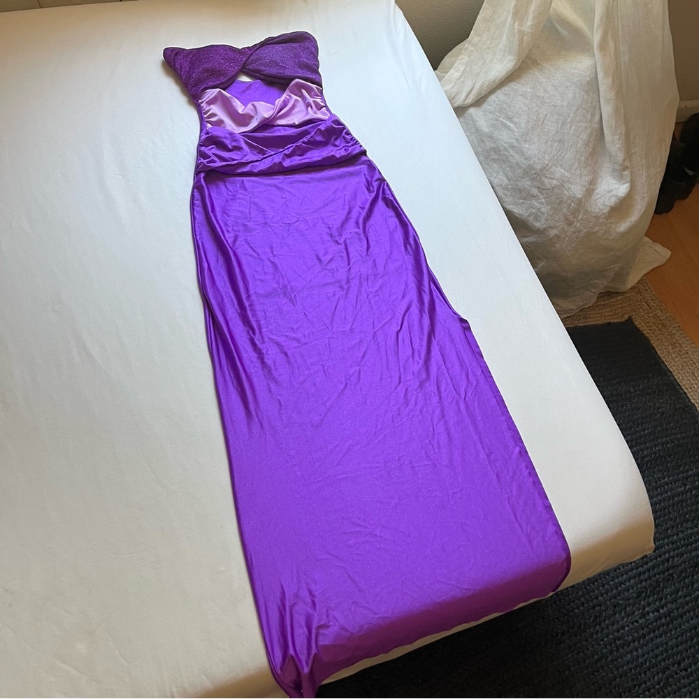 Baobab Collection Purple Strapless Dress